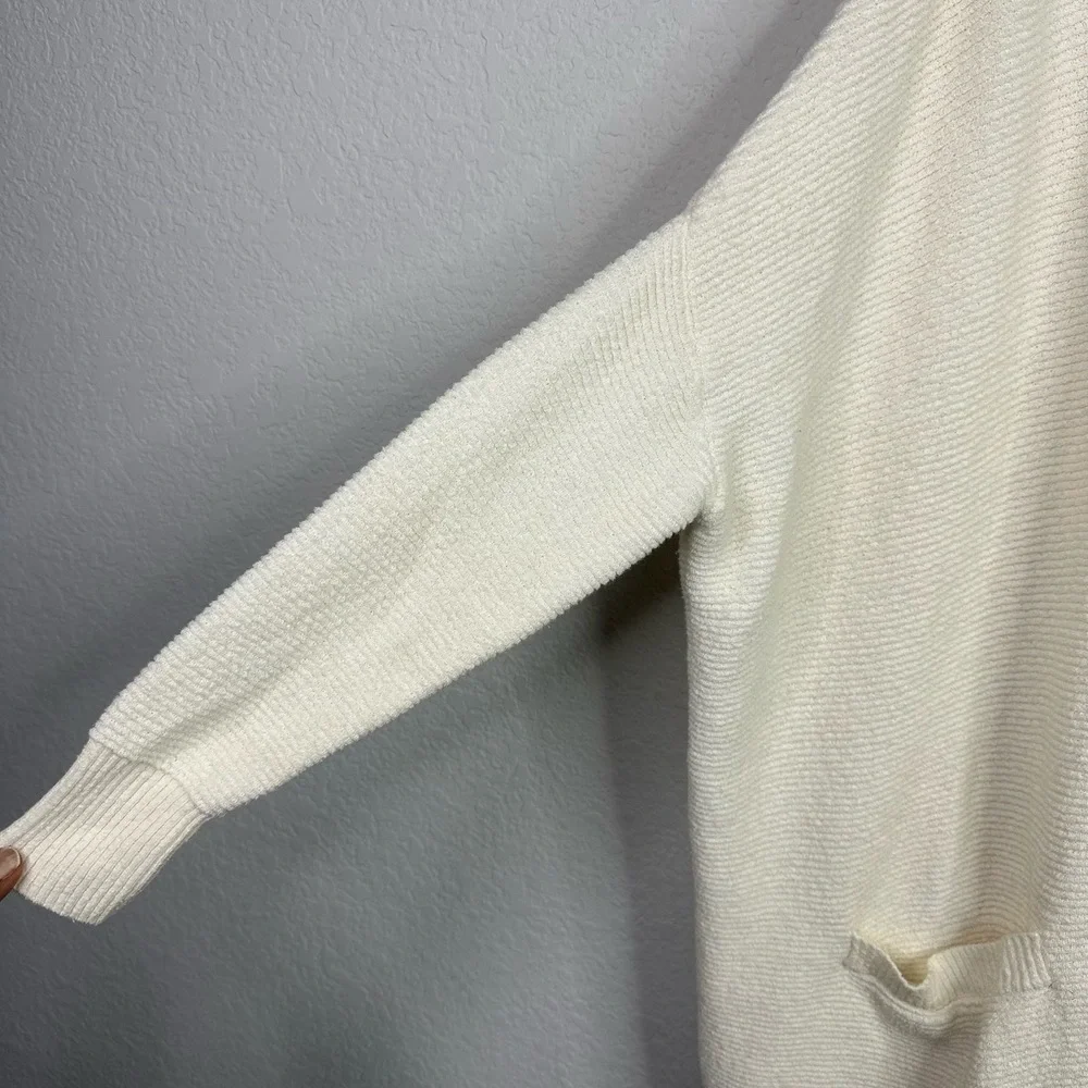 Free People Sweater Women S Beige Knit Oversized Textured Boho Neutral Lagenlook